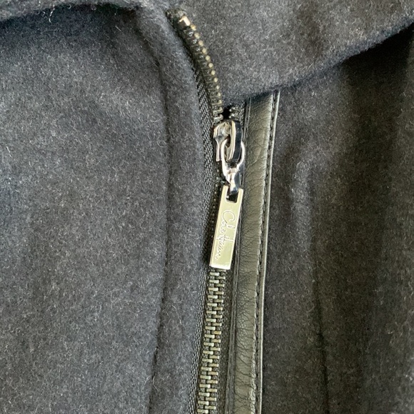 Cole haan wool blend gray coat size medium outerwear - Picture 4 of 11